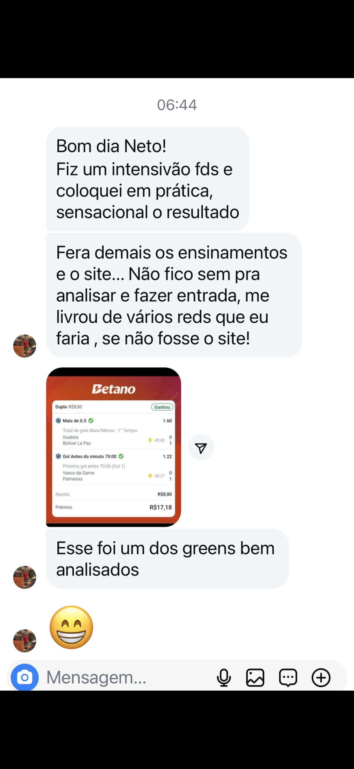 Resultado Qual Placar